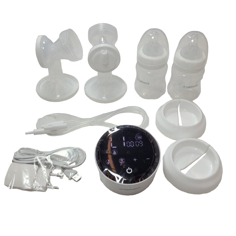 Extractor  De Leche Electrico Recargable Bebesit Duo Lx Blanco