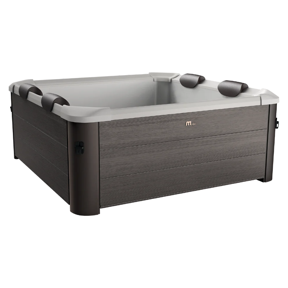 Jacuzzi Cuadrado Rígido Wifi  6 Personas Mspa Oslo F-Am063w Negro 850 Litros