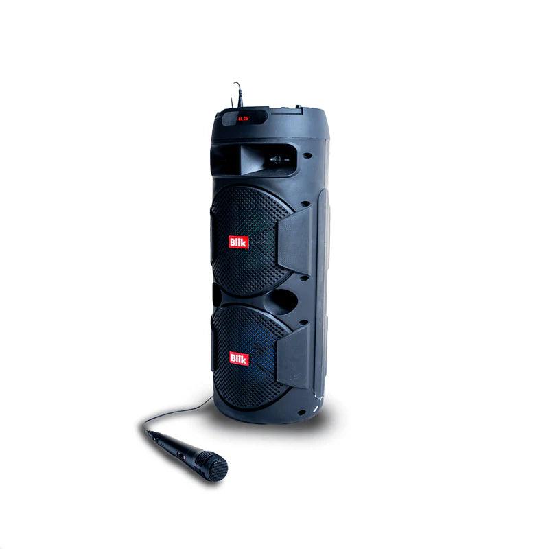 Parlante Karaoke Screamer 3 Blik con Luces RGB, 3000W, Negro