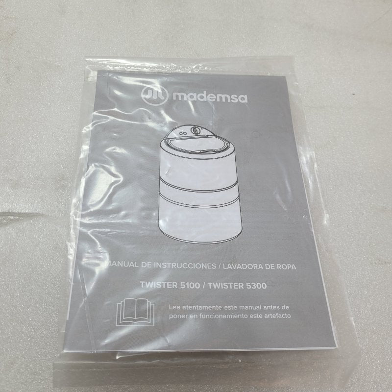 Lavadora Semiautomática Carga Superior Mademsa Twister 5300 Azul 4 Kg
