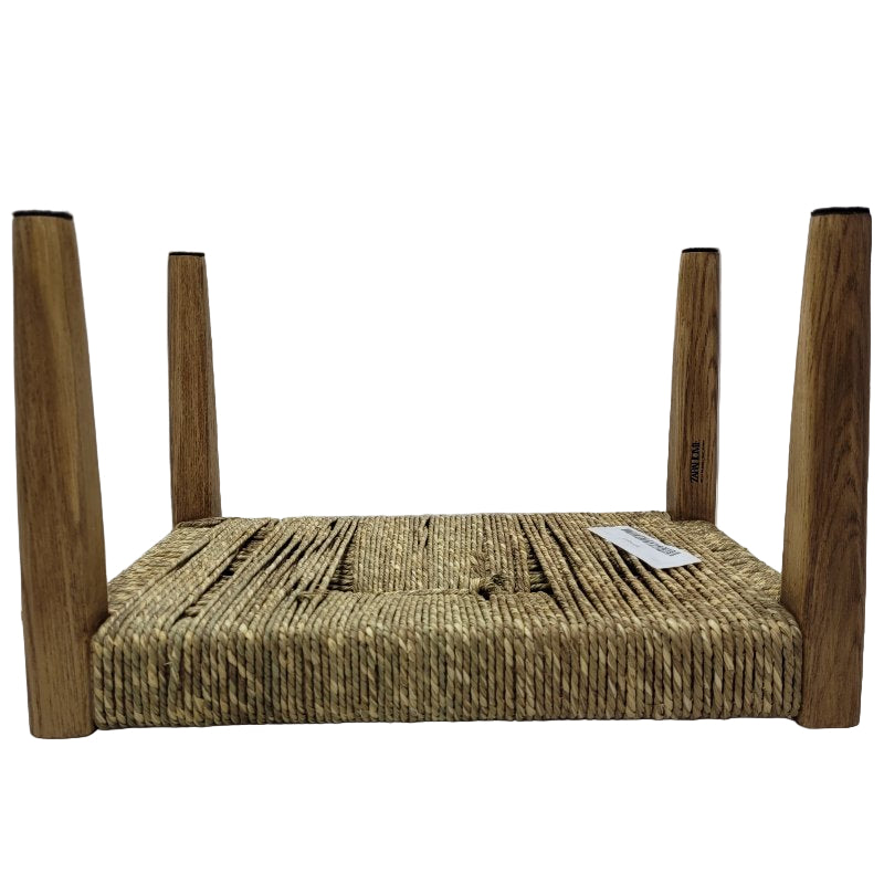 Mini Taburete Fresno Zara Home 38*25*22.5 Cm Beige Claro