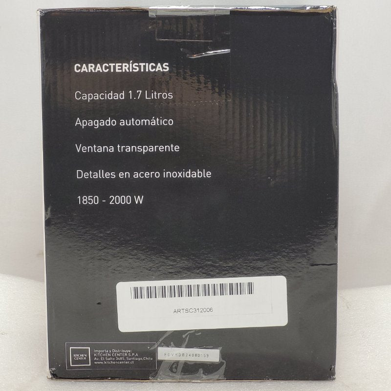 Hervidor Diamond Fdv 1850-2000w Negro 1.7 Lts