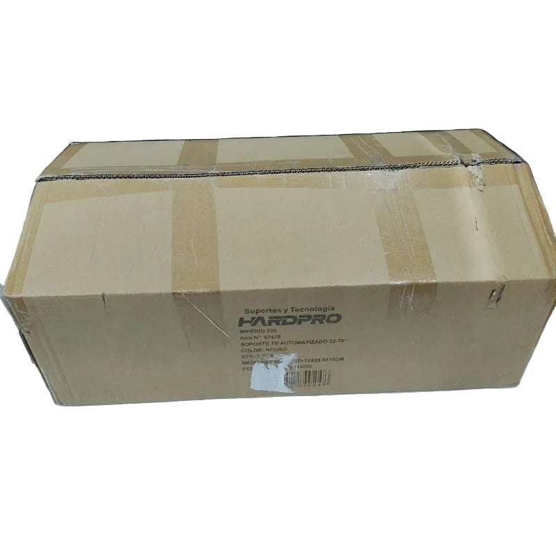 Soporte de TV Automatizado Hardpro para Pantallas de 32 a 75 Pulgadas, Negro