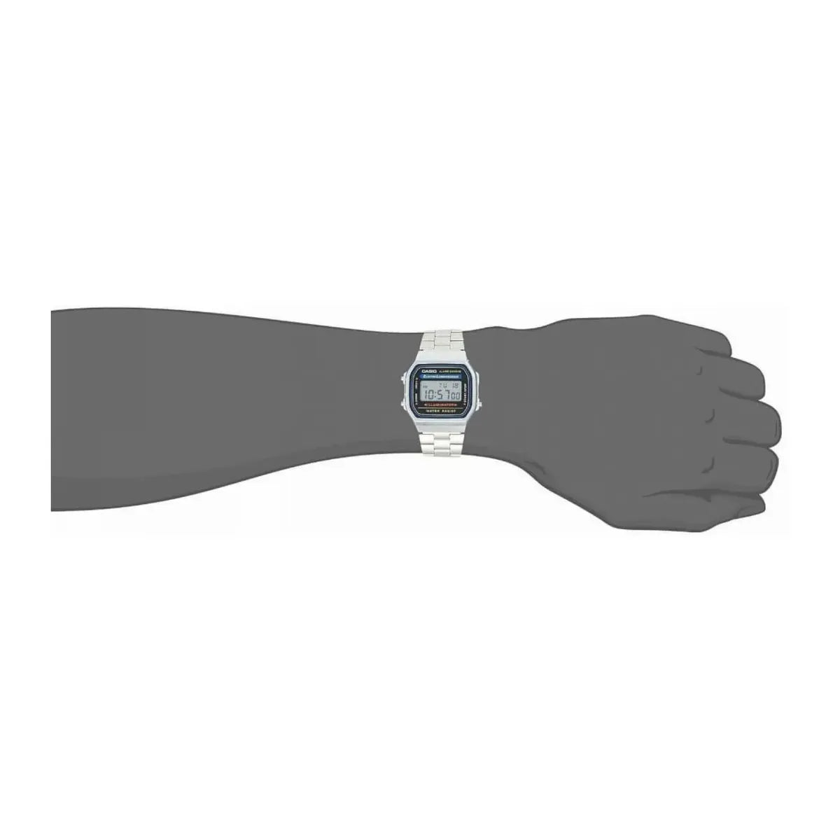 Reloj Casio Vintage A168WA-1 Silver