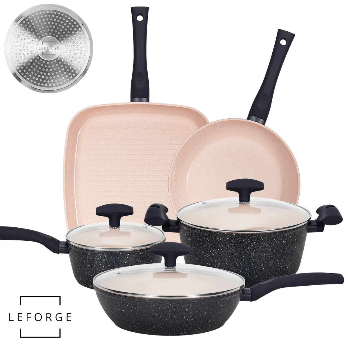 Juego de Batería de Cocina Leforge RB60040 8 Piezas