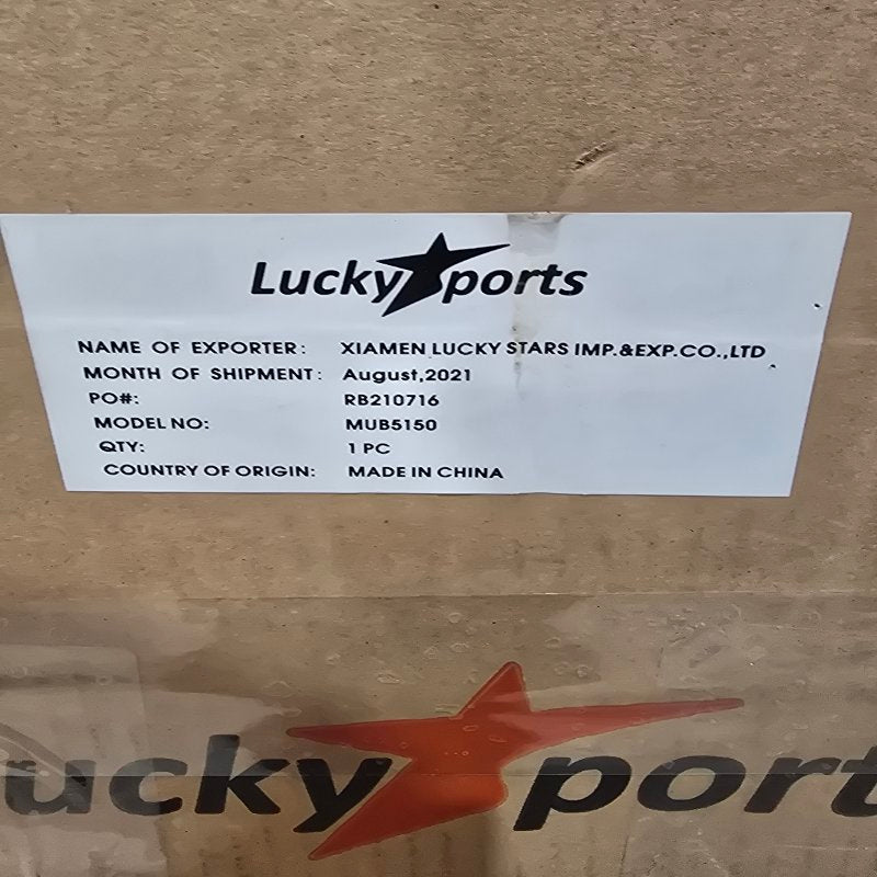 Bicicleta Spinning Magnetica 4kg Lucky Sports Mub5150 Negro