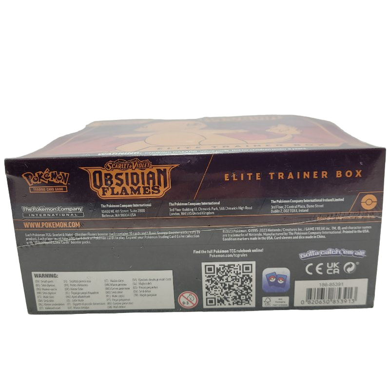 Caja Elite Trainer Pokemon Scarlet & Violet Obsidian Flames