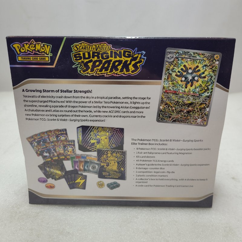 Caja Elite Trainer Pokemon Scarlet & Violet  Surging Sparks