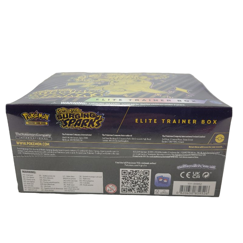 Caja Elite Trainer Pokemon Scarlet & Violet  Surging Sparks
