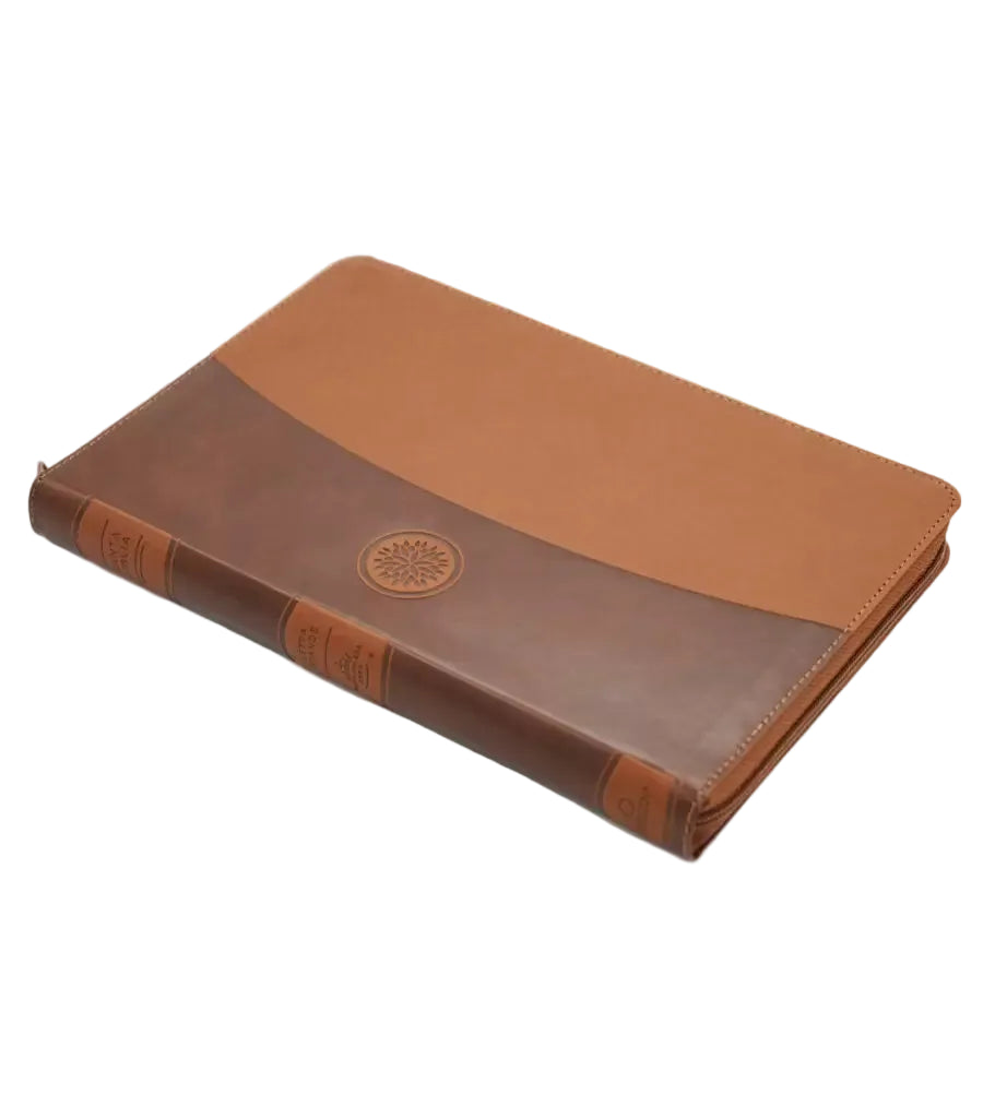 Biblia Reina-Valera 1960 Letra Grande, Cierre Magnético, Símil Piel Marrón