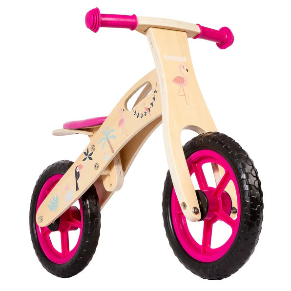 Bicicleta De Equilibrio Aprendizaje Bebesit Flamenco Rosa