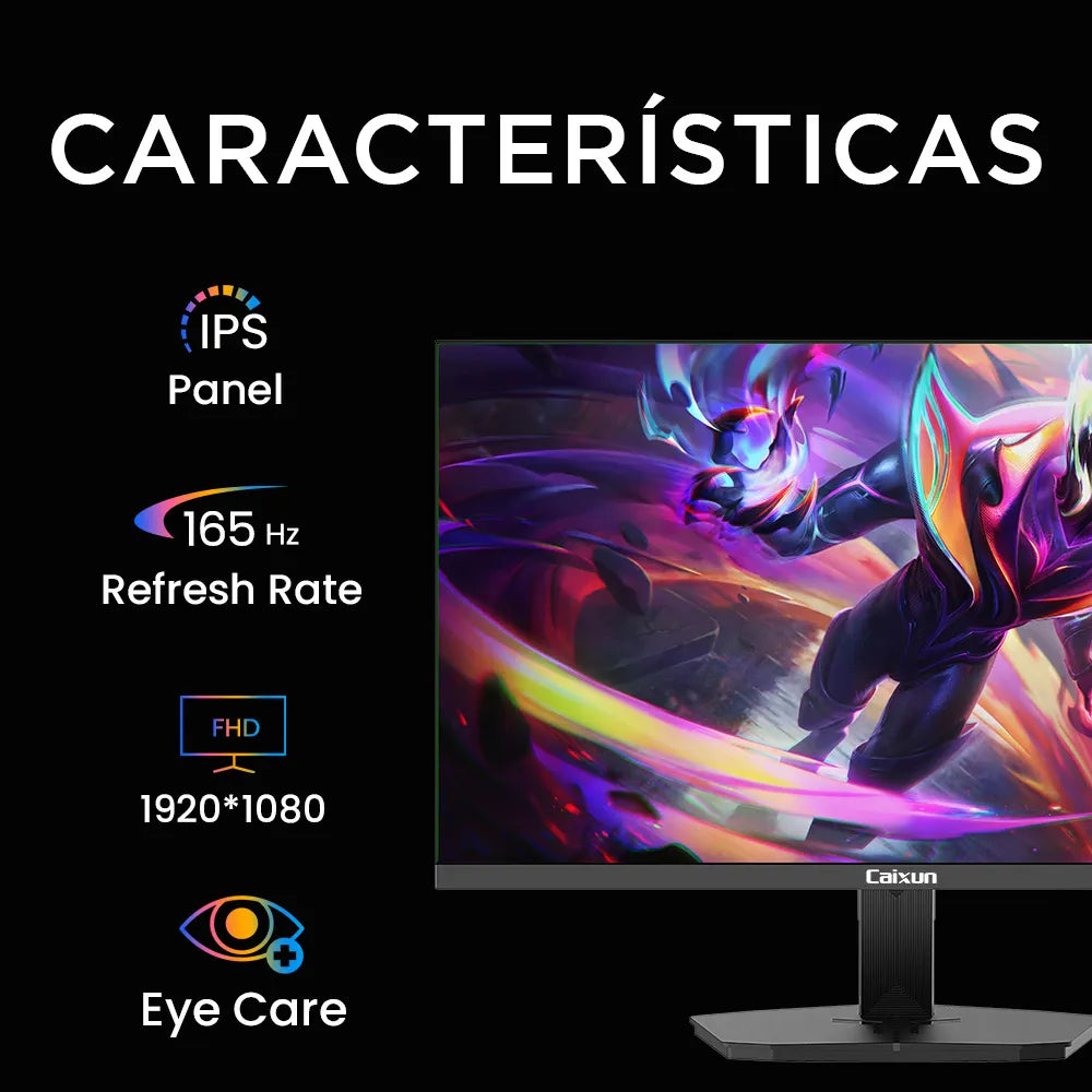 Monitor Led 27 Pulgadas Caixun C27f4f Negro