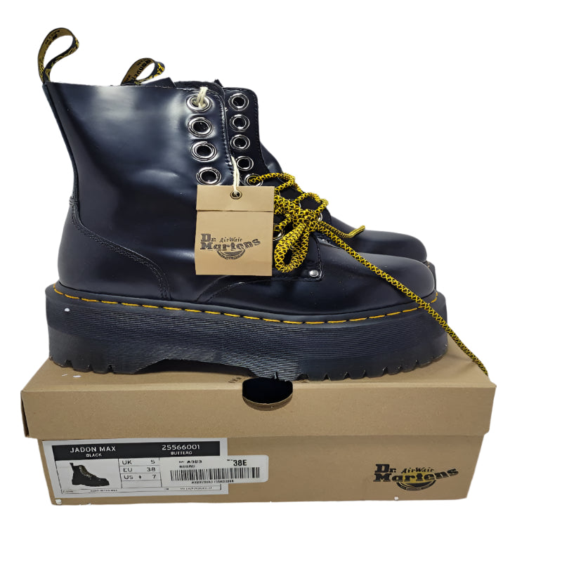 Botines Dr Air Martens Jadon Max 25566001 Negro 38 Femenino