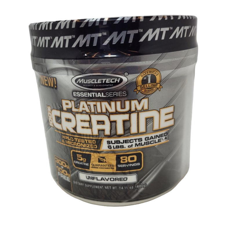 Creatina 100% Muscletech Sabor Muscletech, Sin Sabor 400 G