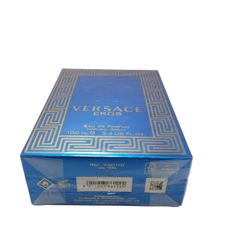 Perfume Eau Versace Eros Azul 100 Ml