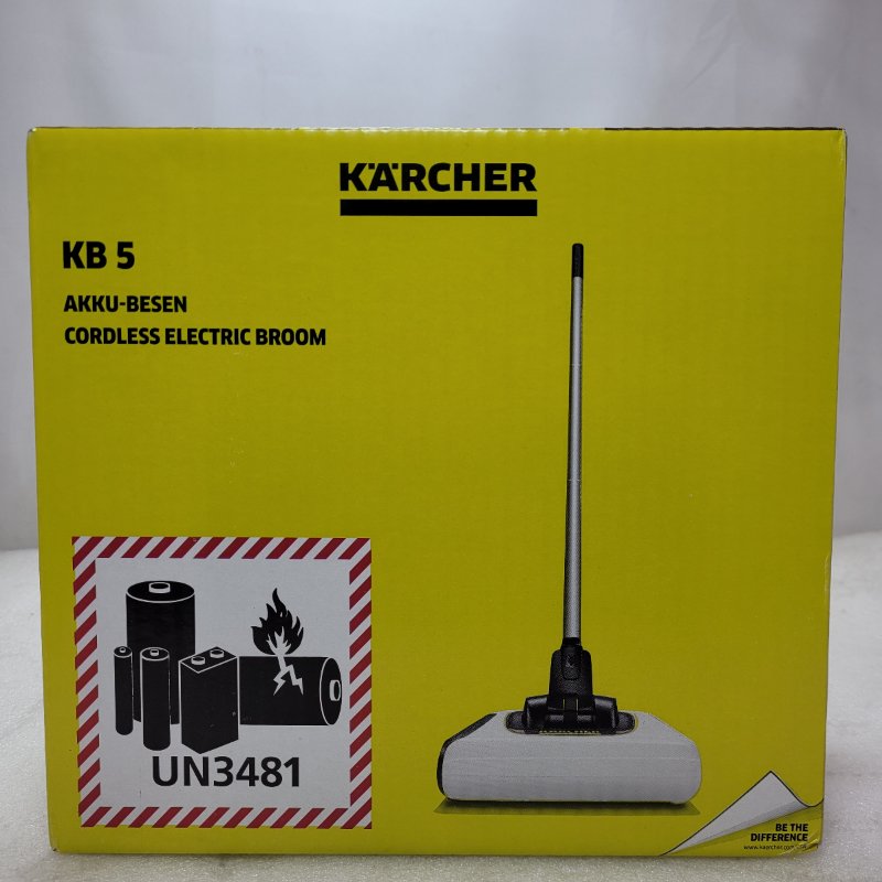 Escoba Electrica Inalambrica Karcher Kb5 Blanco