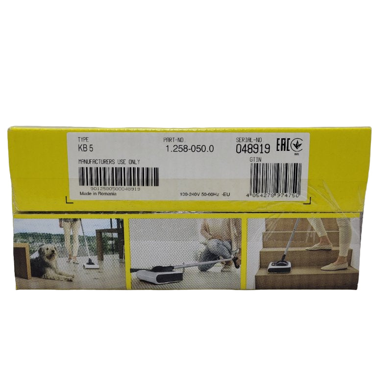 Escoba Electrica Inalambrica Karcher Kb5 Blanco