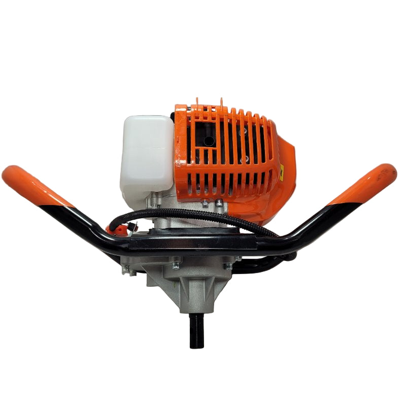 Motor Ahoyador De Tierra De Gasolina Erux Eu-630d Naranjo 63cc