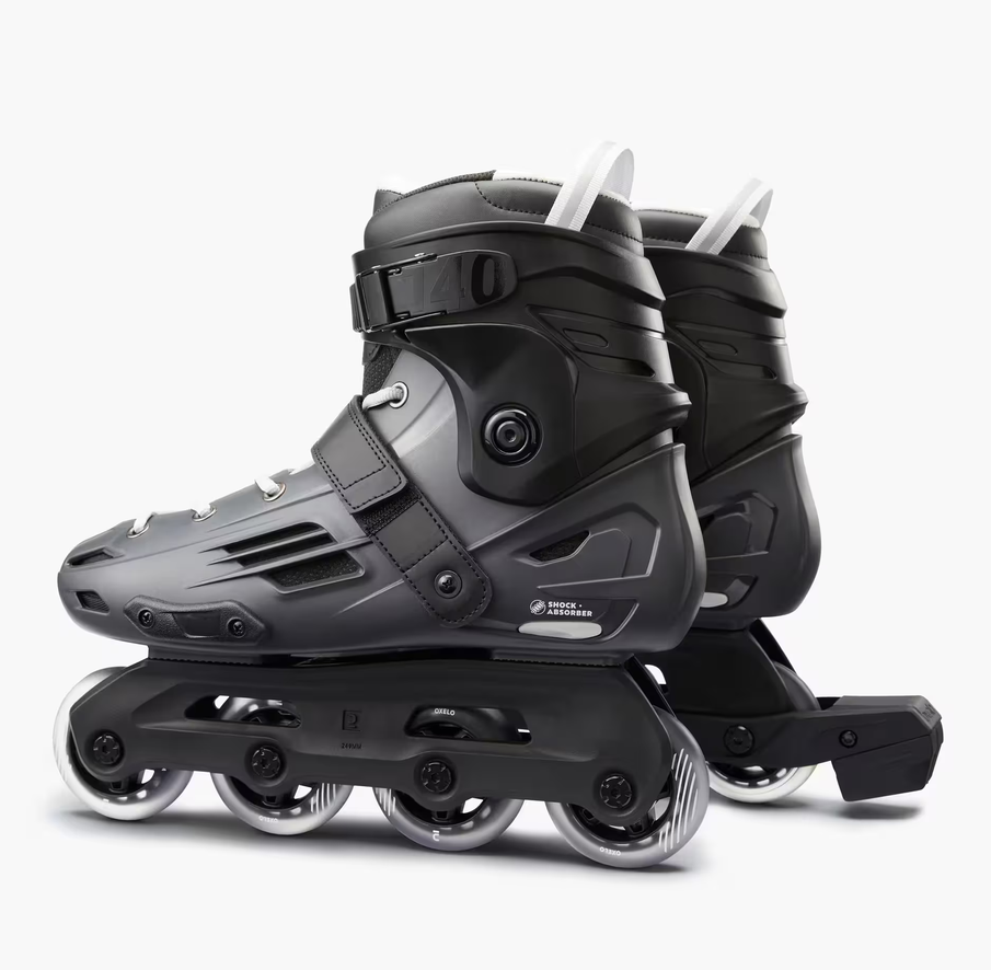 Patines en Línea Adulto Oxelo 8735491/ MF140 Negro 41-42