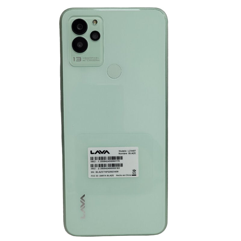 Celular Blaze Lava Lzx407  4g 64gb / 4gb Ram Verde