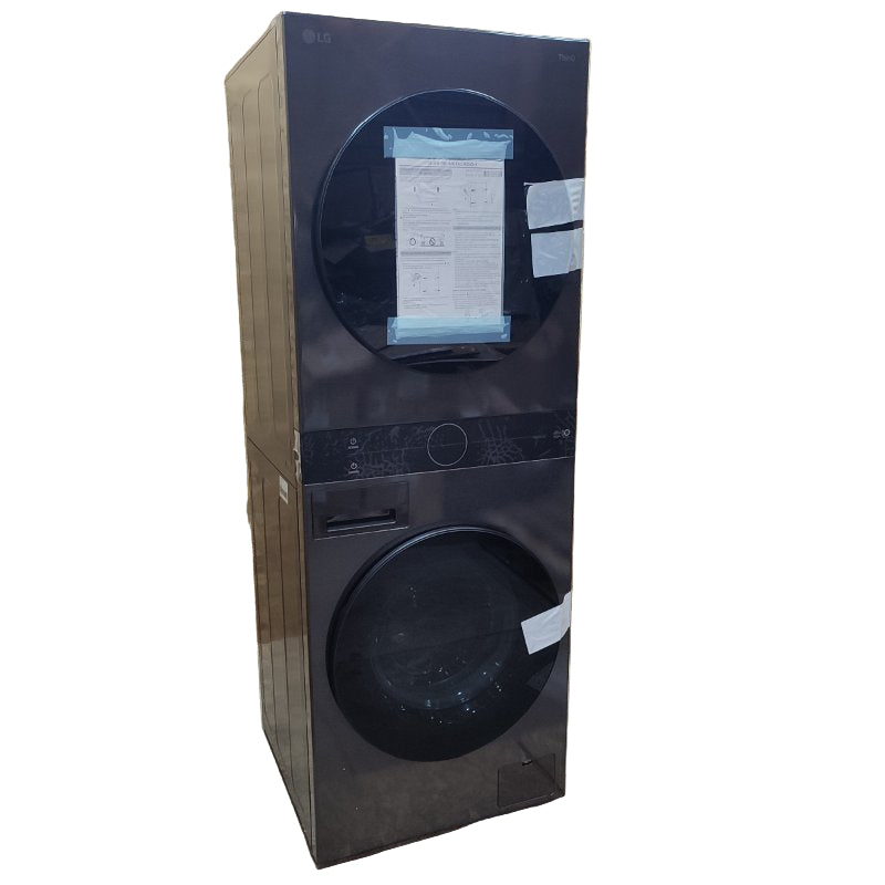 Lavadora Secadora Washtower Lg Wk14bs6 Negro 14kg / 10kg