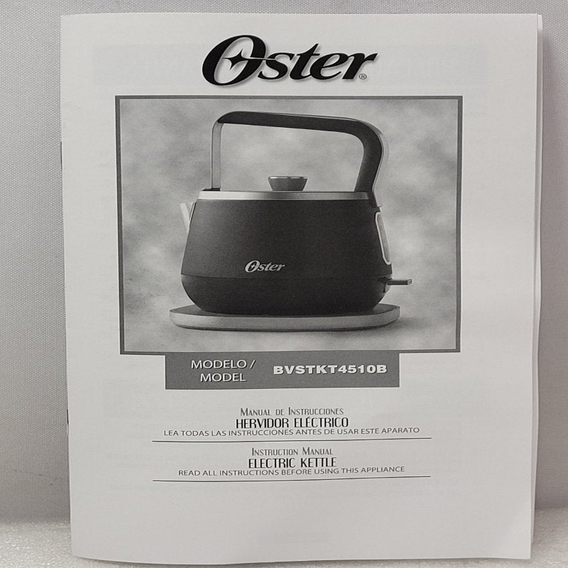 Hervidor Eléctrico Premium Oster Bvstkt4510b Gris 1.5L