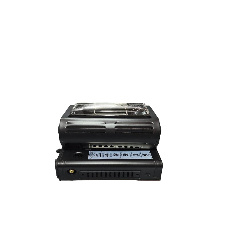 Calefactor Estufa A Gas Portatil Yanchuan Yc-808b Negro 1.3 Kw