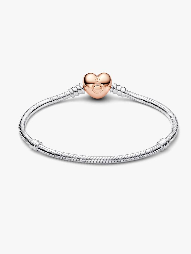 Brazalete Pandora Serpiente Corazón