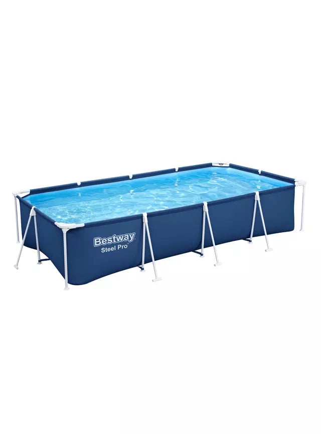 Piscina Desmontable Bestway Steel Pro Rectangular 4.00m x 2.11m x 0.81m - Azul