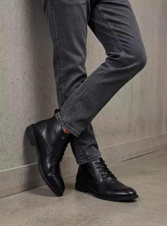 Botín Acordonado Alaniz 683BOAZI26-400 Masculino, Negro