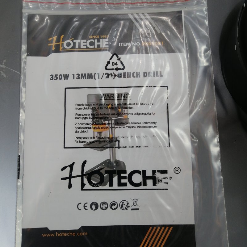 Taladro De Banco 350w 13mm Hoteche P805001