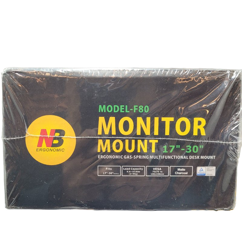 Soporte De Mesa Para Tv/Monitor Nb Ergonomic F80/ 17-27 Negro