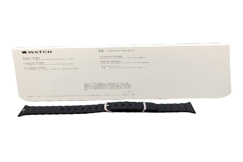 Correa De Reloj Apple Watch Ocean Band Titanio Negro 49mm