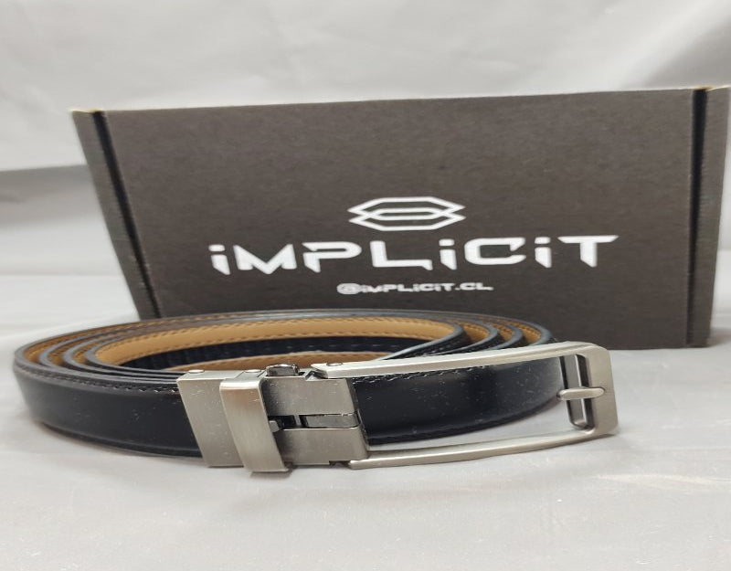 Cinturón Automático Implicit Infiniti Black Negro 54-60 130cm Masculino