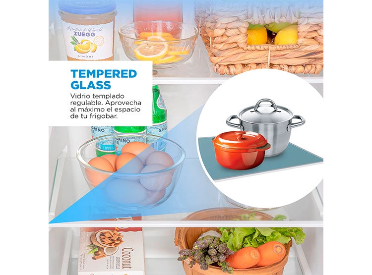 Refrigerador Congelador Dos Puertas Midea Mdrb369fge50 Sistema Deshielo Manual Silver 259 Lts