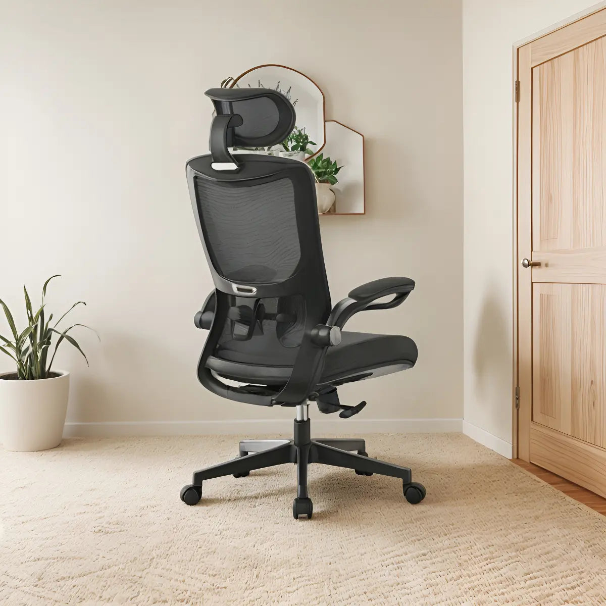 Silla de Escritorio Ergonómica Regulable Inpro Core-Chair Negra