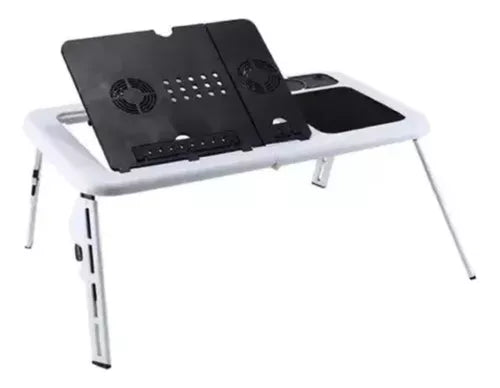 Mesa Escritorio Generico E-Table Ld09 Blanco/Negro