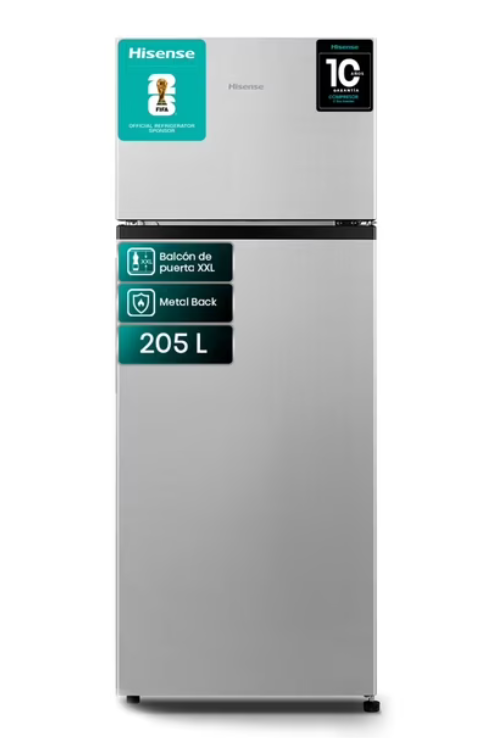 Refrigerador Hisense RD-27DR Silver 205 Litros