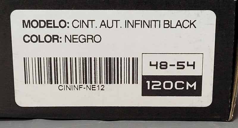 Cinturón Implicit Automático Infiniti Negro 120 Cm
