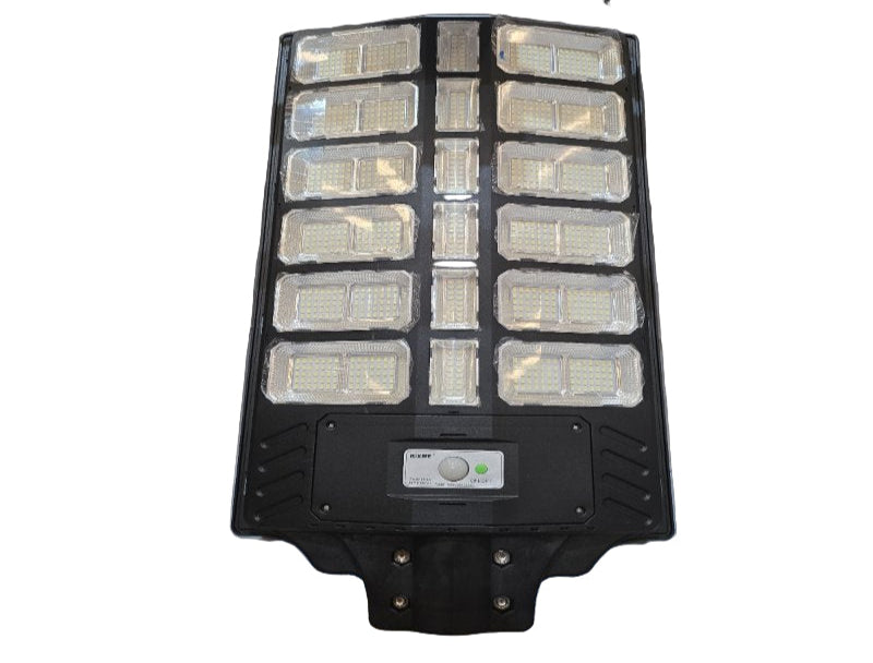Foco Solar Led 1600w Grande Con Sensor Mov Control Y Soporte Rixme Negro 1600 W