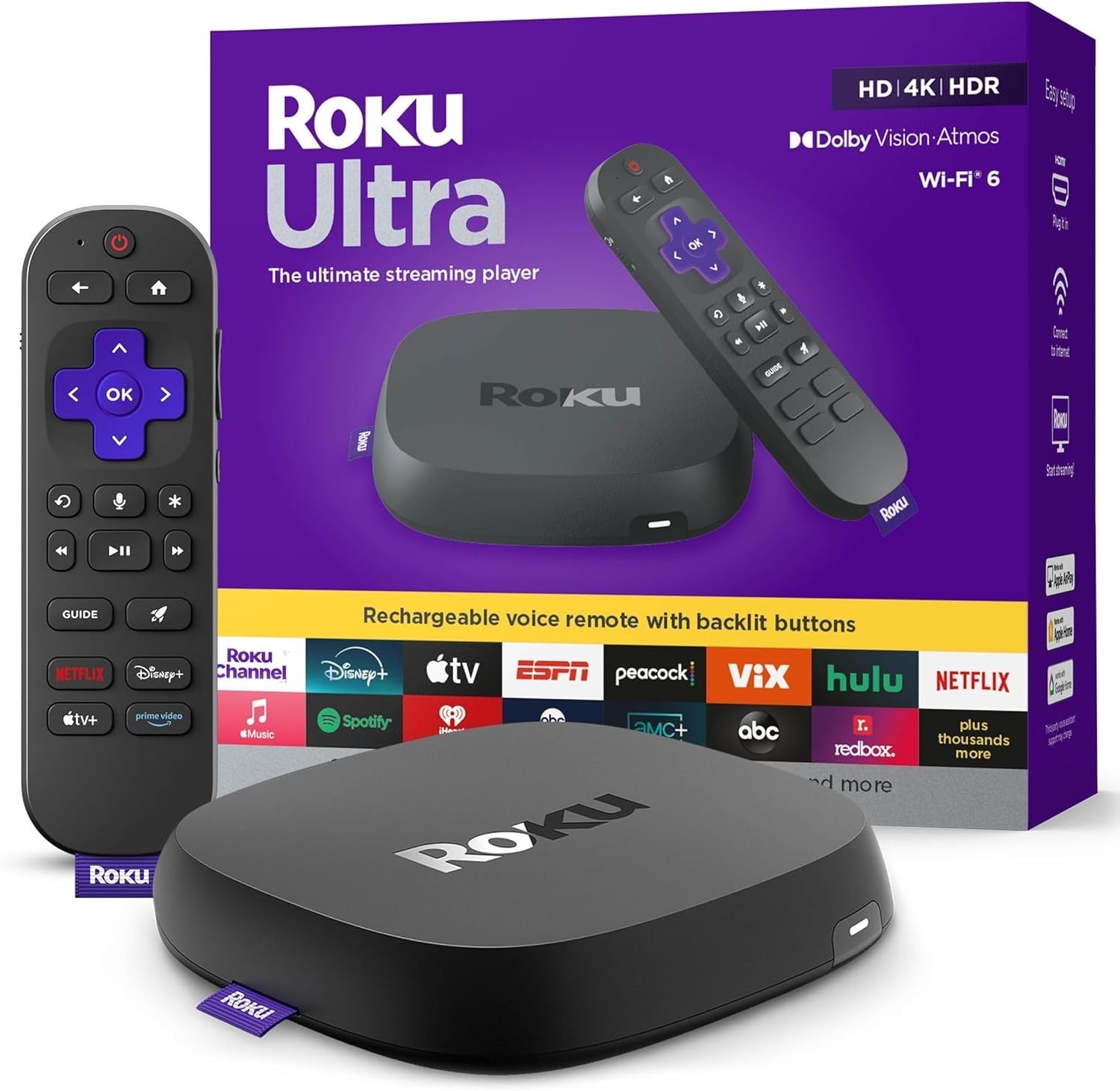 Roku Ultra 2024 Dolby Vision y Atmos 4K