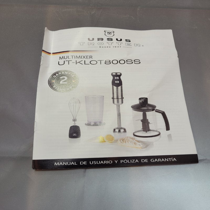 Minipimer Batidora De Mano Ursus Trotter Ut-Klot800ss 800 W