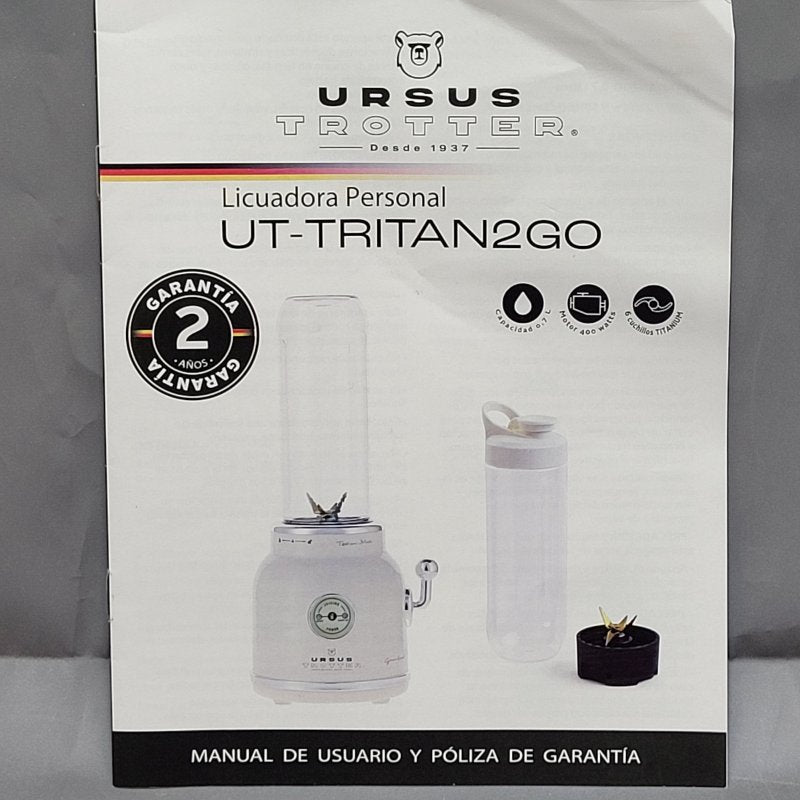 Batidora Personal Ursus Trotter Ut-Tritan 2 Go Blanco 0.7l