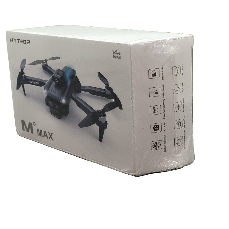 Drone Portable Mdrone 4k Hd Wifi Fpv Con Tres Camaras Negro