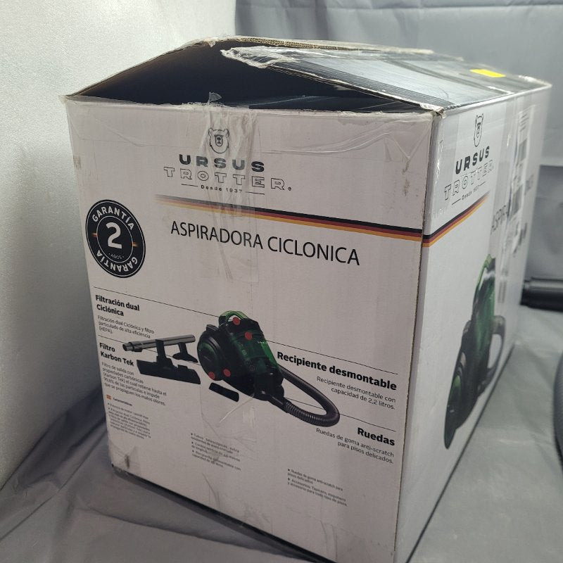 Aspiradora Ciclónica Ursus Trotter Zyklon1402 Filtro Dual Verde Oscuro