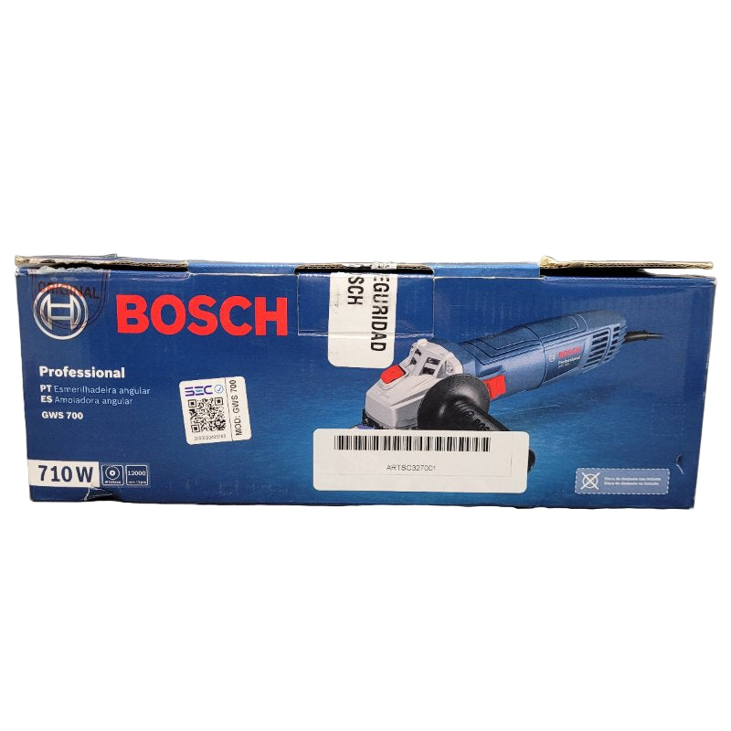 Amoladora Angular Bosch Gws 700 Azul