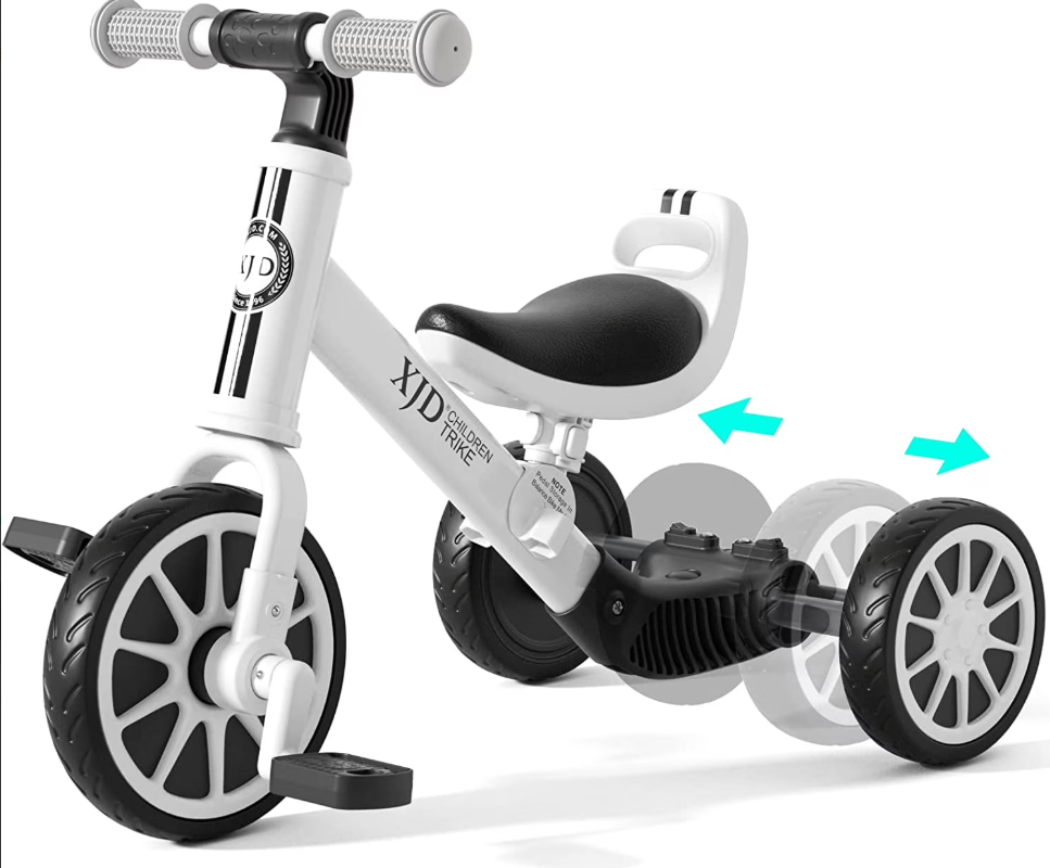 Triciclo 3 En 1 Xjd Tr105 Blanco