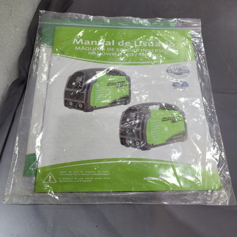 Kit Soldadora + Mascara Fotosensible Indura Nanoweld 160 Pro Verde/Negro