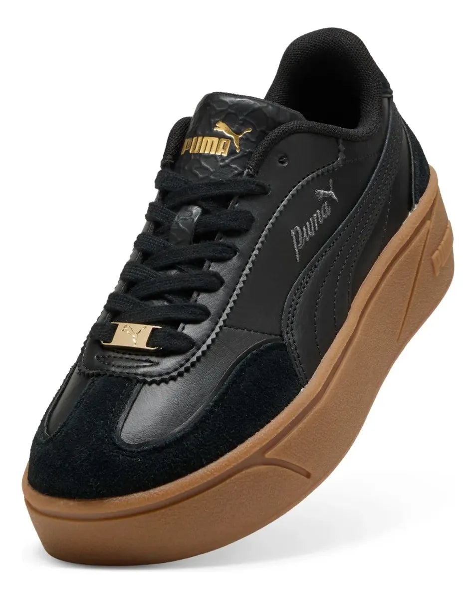 Zapatos Puma Club II Era Platform Lux Femenino, Negro