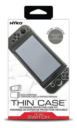 Kit Funda Protector Humo + Templado Nyko Nintendo Switch